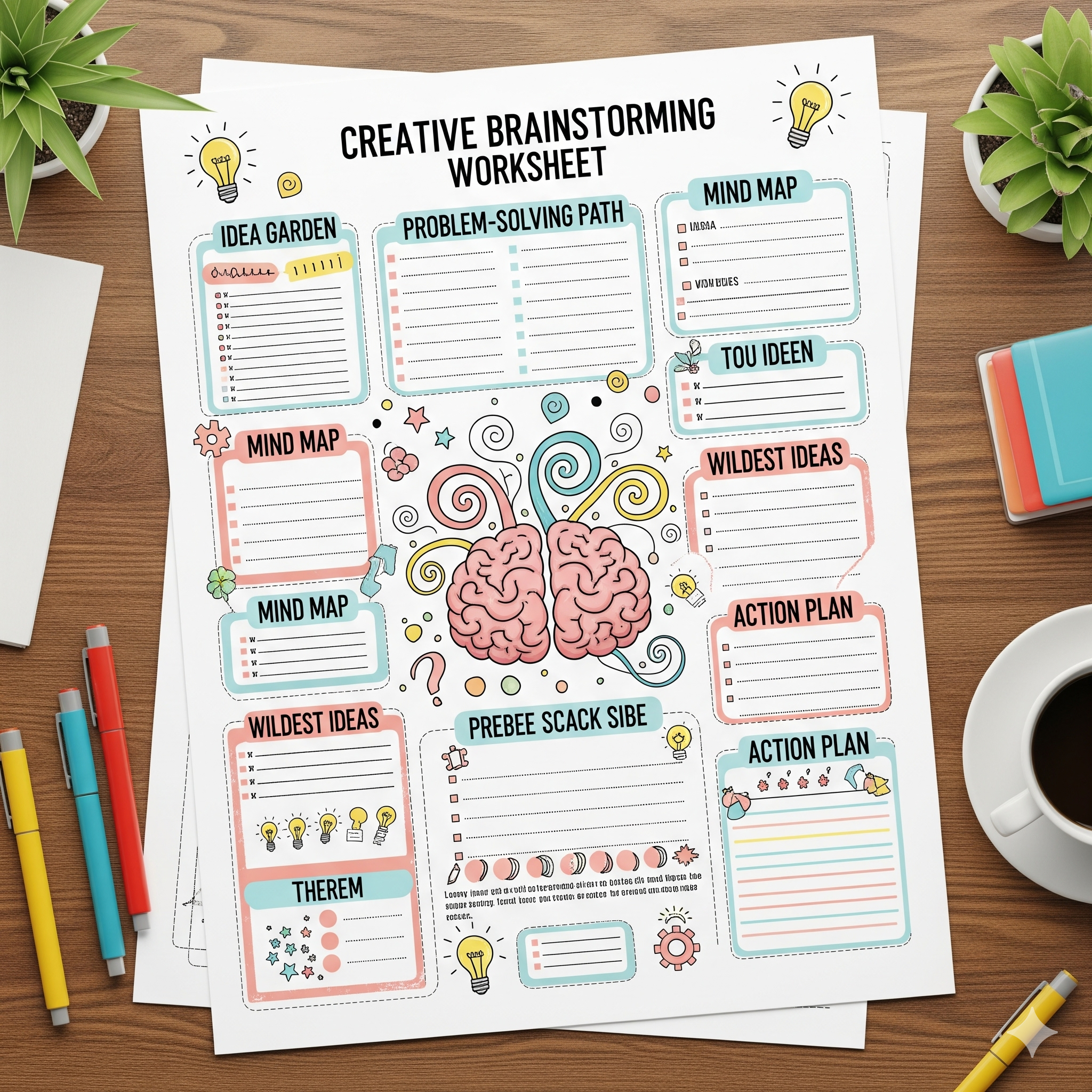 Creative Brainstorming Worksheet